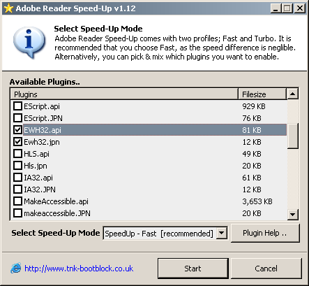 Adobe Reader Speed-Up。