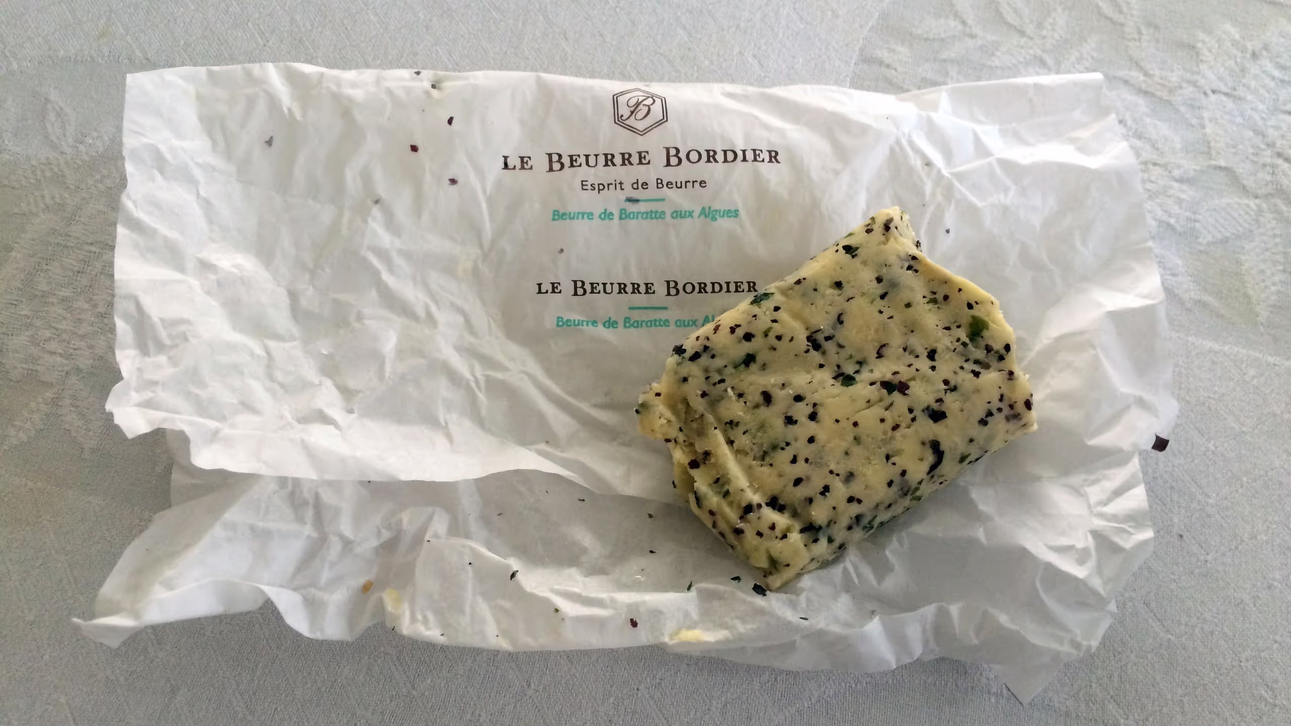 ボルディエの海藻入りバター。