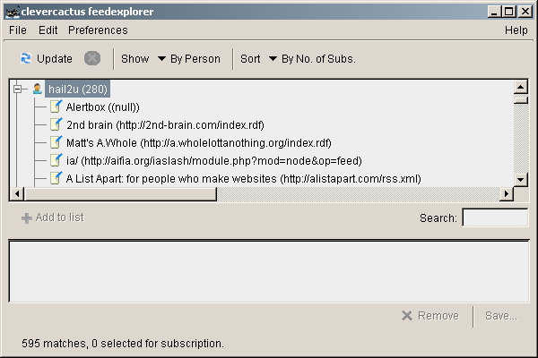 clevercactus feedexplorer。