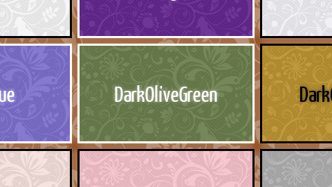 暗い煤けた緑もDarkOliveGreenで一発！