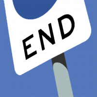 写真だった標識をフラットもといのっぺりさせた新しいプロフィール画像。