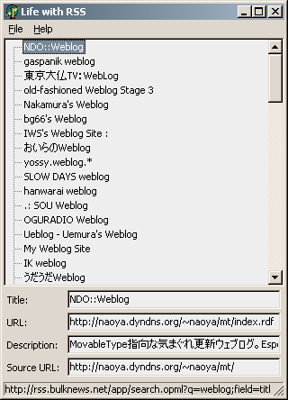 Life with RSS - Bulkfeeds。