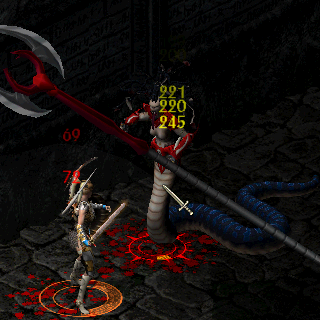 ナーガ系のセクシーモンスター。