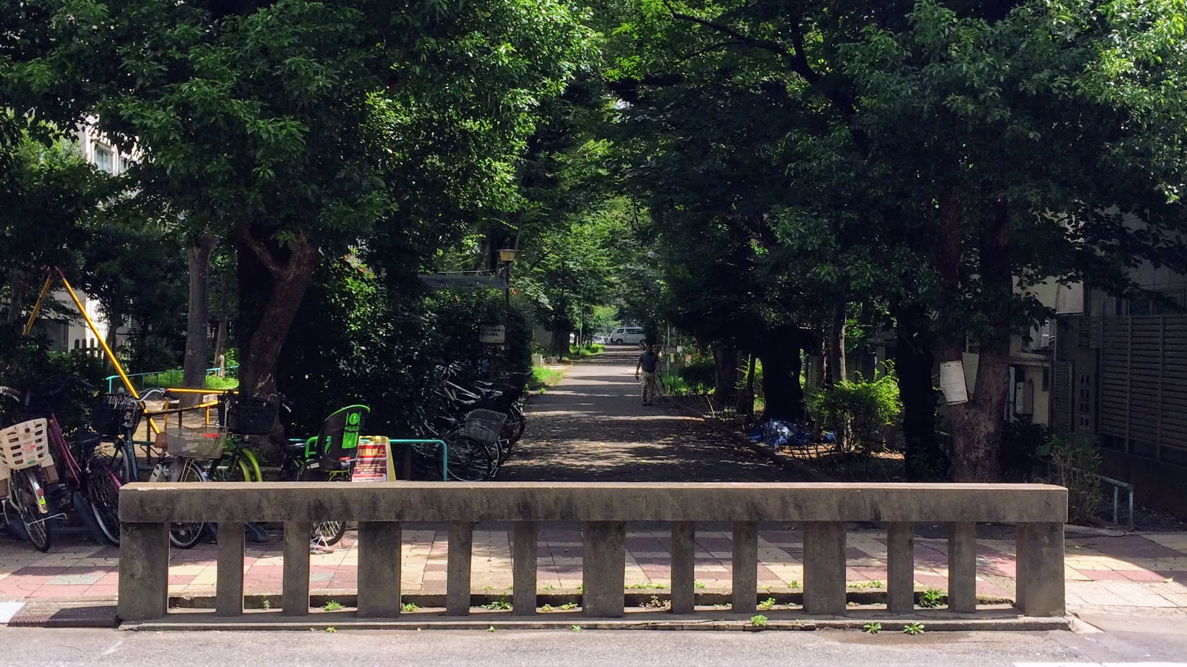甲州街道脇にある玉川上水跡の緑地は気に入っている。