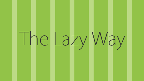 グリッド・オーバーレイ: 自堕落な手法で。